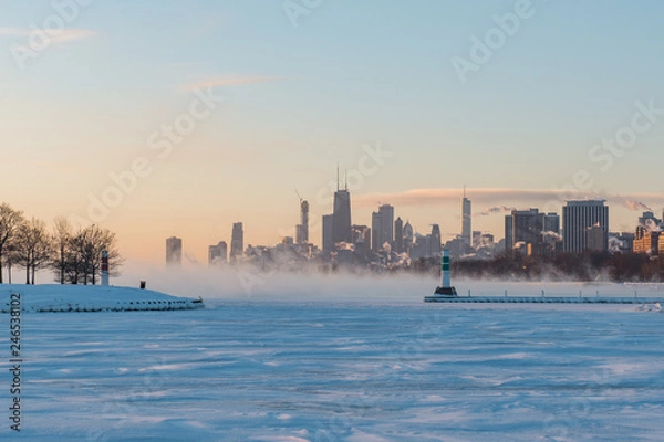 Obraz Polar Vortex Chicago