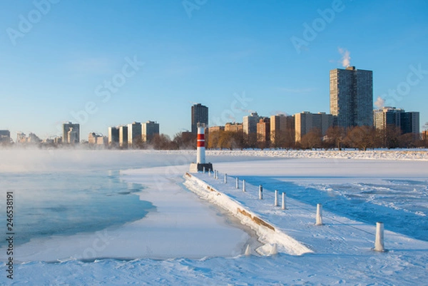 Obraz Polar Vortex Chicago