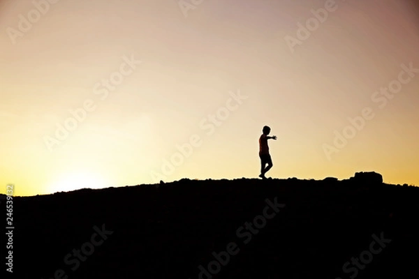 Fototapeta 실루엣