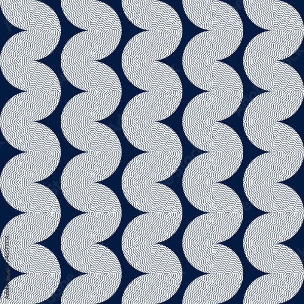 Fototapeta Creative geometrical shape seamless pattern