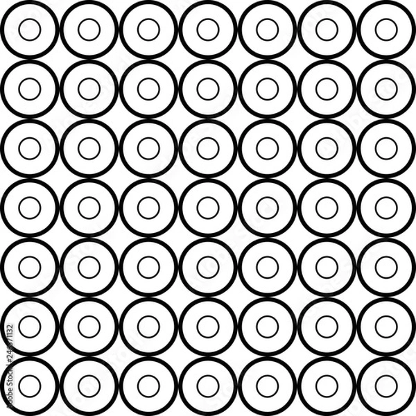 Fototapeta Creative geometrical shape seamless pattern
