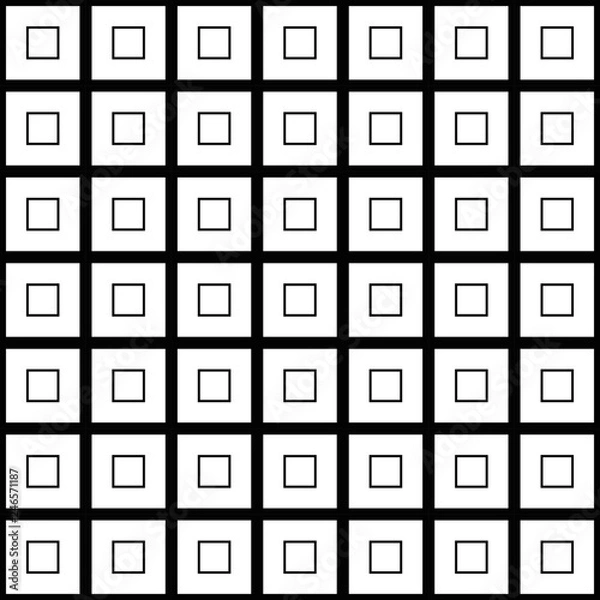Fototapeta Creative geometrical shape seamless pattern