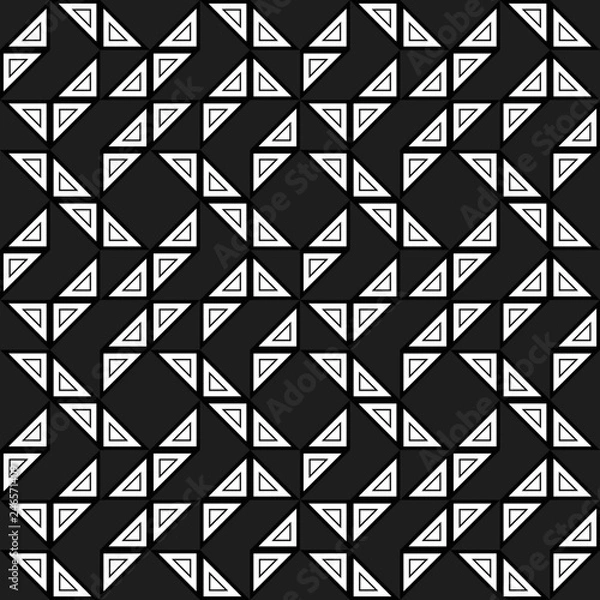 Fototapeta Creative geometrical shape seamless pattern