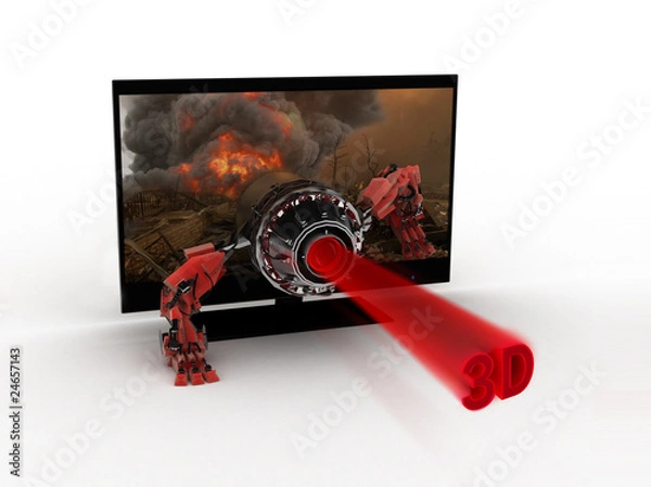 Obraz 3d TV