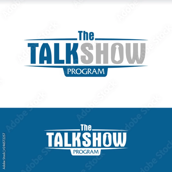 Fototapeta Logo Talk Show
