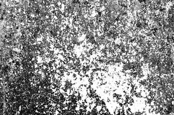Fototapeta Texture black and white abstract grunge style. Vintage abstract texture of old surface. Pattern and texture of cracks, scratches, chips.