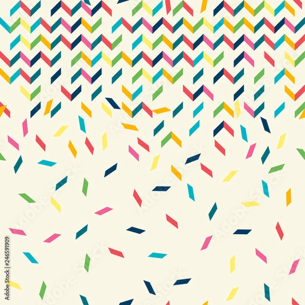 Fototapeta Abstract seamless geometric pattern