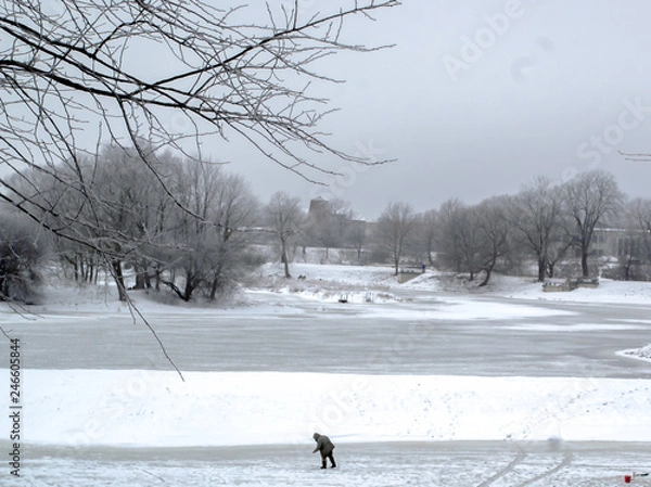 Obraz Fishing on ice