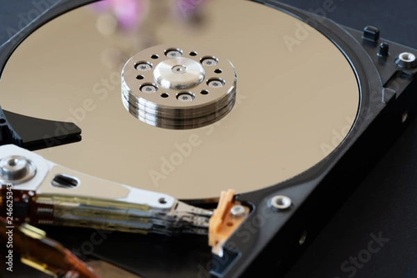 Obraz computer hard disk repair detail HDD