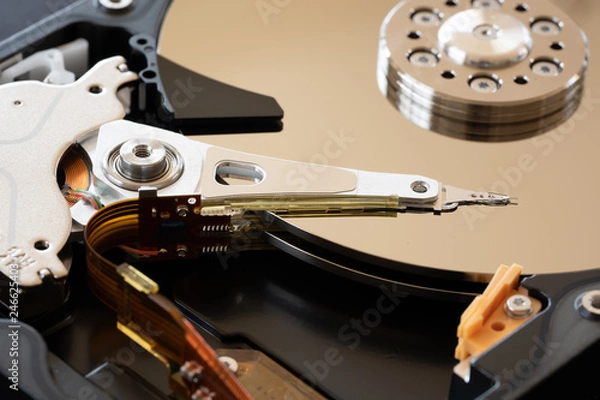 Obraz computer hard disk repair detail HDD