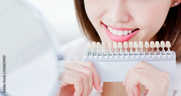 Obraz Teeth whiten concept