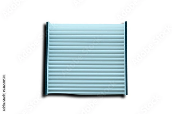 Obraz the engine air filter on white background isolated
