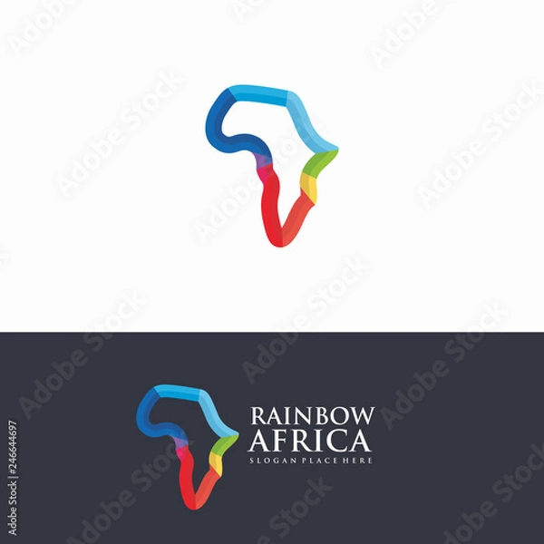 Obraz Logo mapy Afryki