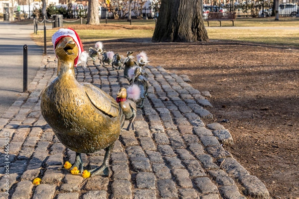 Fototapeta Make Way For Ducklings Stature - Boston Common