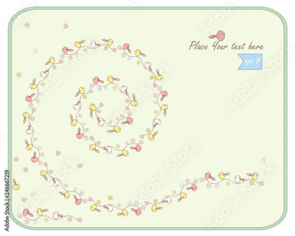 Obraz spring background