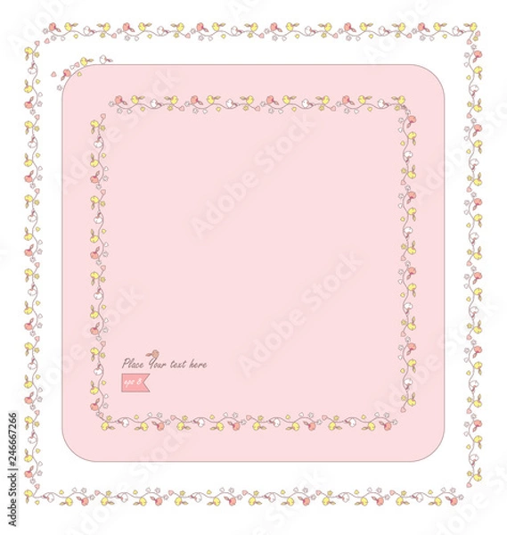 Obraz romantic background for greeting card