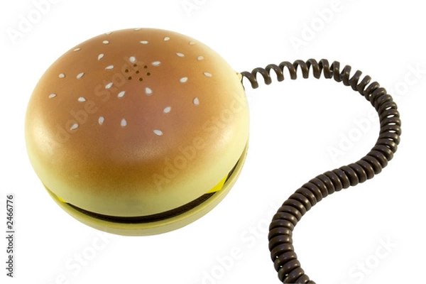 Fototapeta Telefon Hamburger
