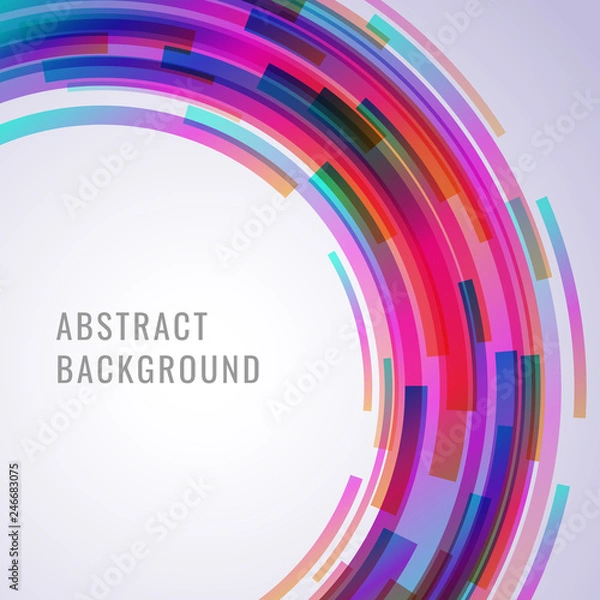 Fototapeta Abstract design with dinamic shapes 