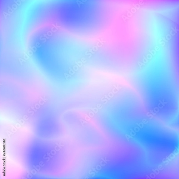 Fototapeta Holografic foil background. Vector image