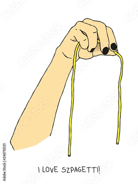 Fototapeta Spaghetti