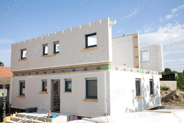 Fototapeta Fertighaus