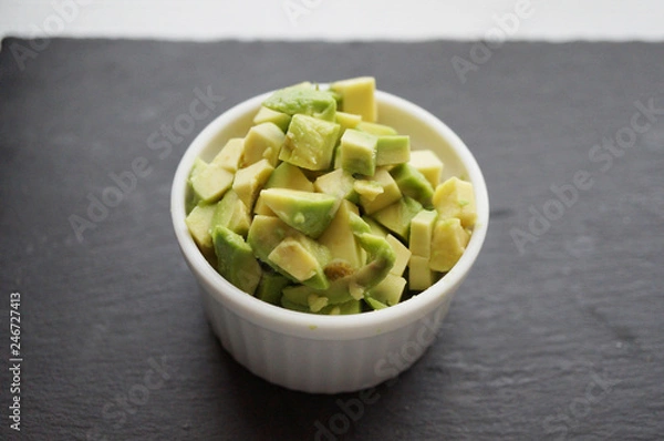 Fototapeta アボカドの角切り
