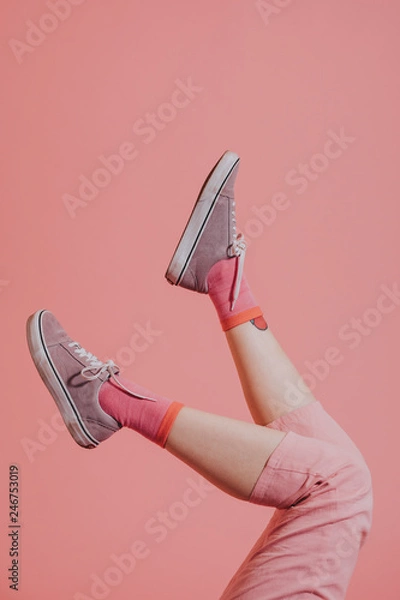 Fototapeta Nogi do góry