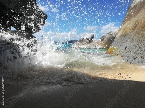 Obraz Wellenbrecher Virgin Island