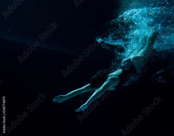 Obraz Jumping in the water