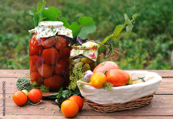 Obraz Homemade preserves