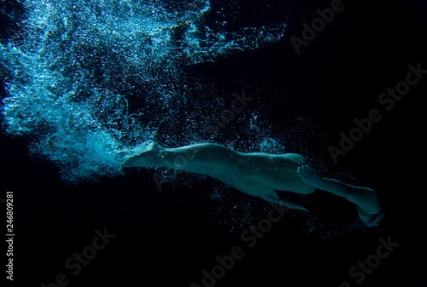 Obraz dancing with bubbles