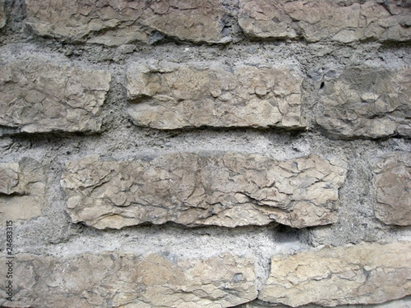 Fototapeta old stone bricks wall background