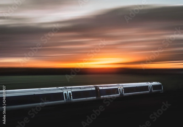 Obraz Speed Blur Train Eurostar
