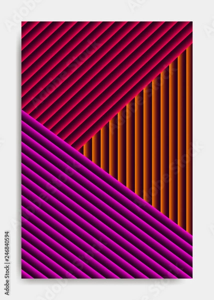 Fototapeta Cover design template for decoration presentation, brochure, catalog, poster, book, magazine