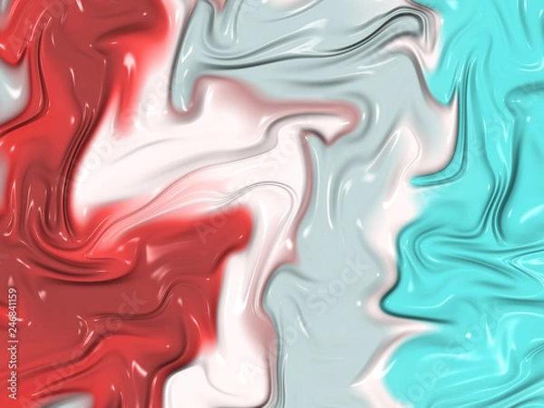 Fototapeta Beautiful oil background for art projects, cards, business, posters. 3D illustration, computer-generated fractal