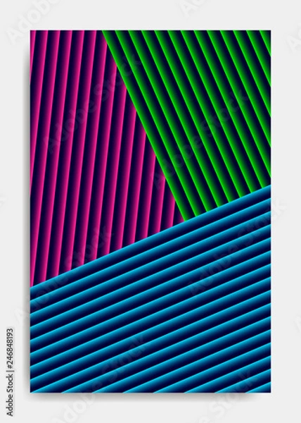 Fototapeta Cover design template for decoration presentation, brochure, catalog, poster, book, magazine