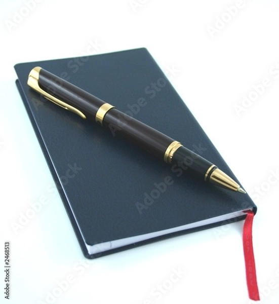 Obraz calendar and ballpoint