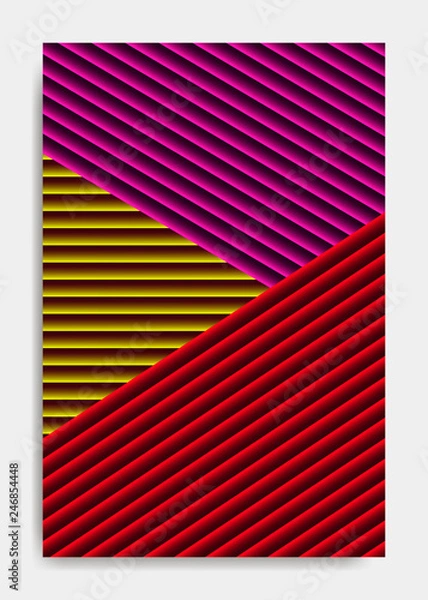 Fototapeta Cover design template for decoration presentation, brochure, catalog, poster, book, magazine