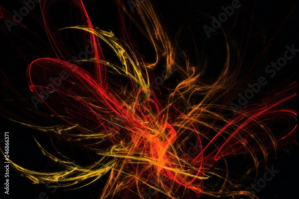 Fototapeta Abstract Texture on black background template