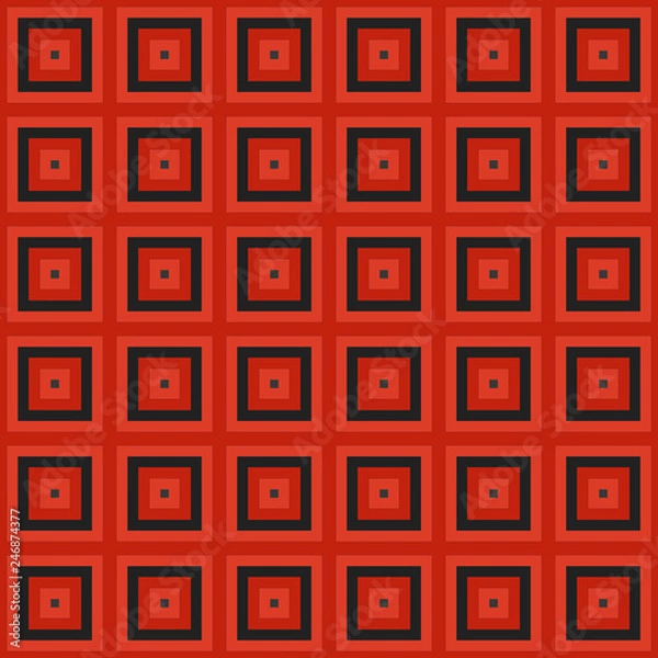 Fototapeta Seamless pattern background from a variety of multicolored squares.