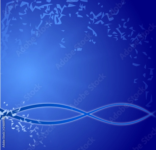 Obraz blue night background