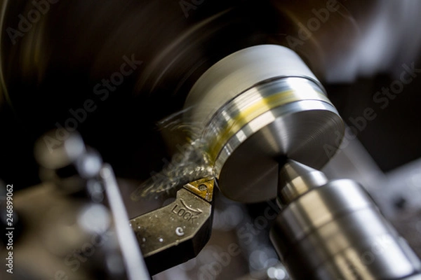 Fototapeta 旋盤加工