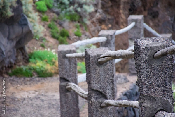 Fototapeta Edge of the railing