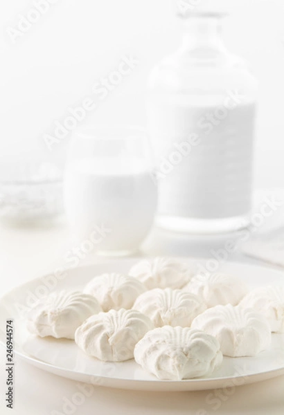 Obraz marshmallow and milk