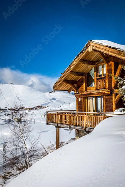 Obraz Chalets de montagne