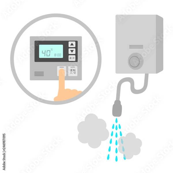 Obraz 給湯器の操作