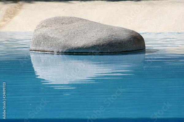 Obraz Rocher - eau turquoise