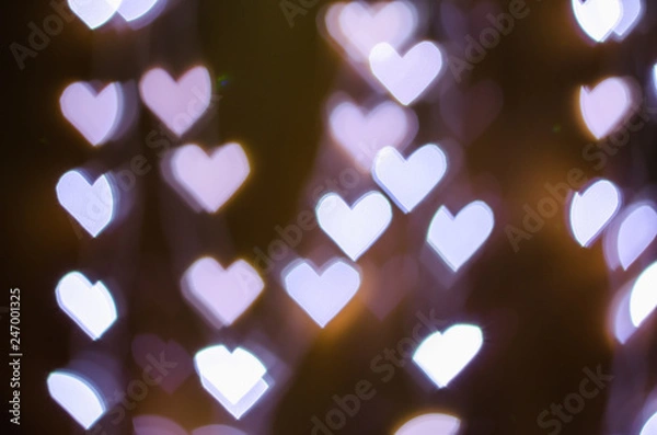Fototapeta abstract background of bokeh lights