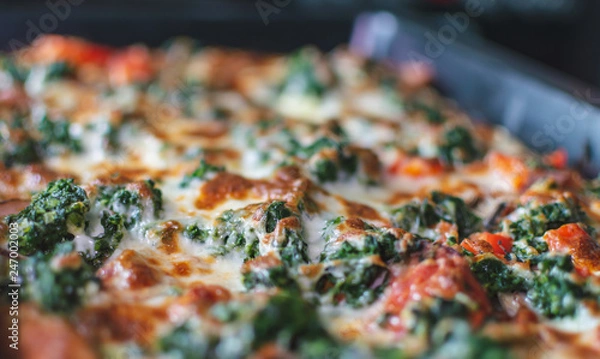 Fototapeta Tasty pizza close up