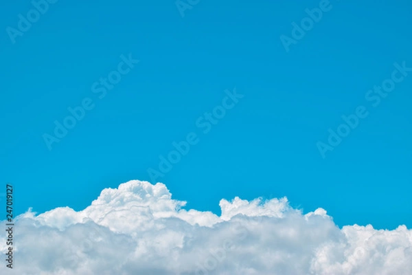 Fototapeta Blue sky with cloud.